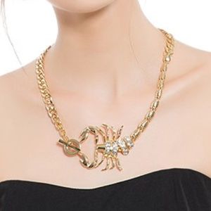 Scorpion Necklace Quality Gold Plated